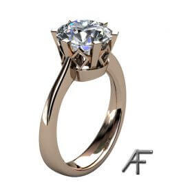 enstensring 18 k rött guld