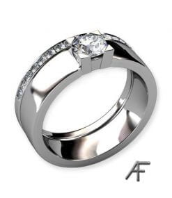 alliansring enstensring 0.50 ct