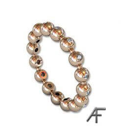 alliansring diamanter globe