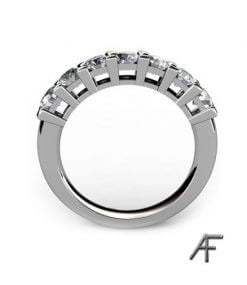 alliansring vitguld 7 st diamanter