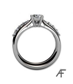 alliansring enstensring i vitguld