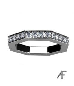 vitguld alliansring Liz