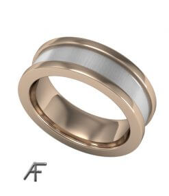 bred guldring 6,5 mm