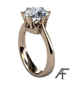 enstensring med diamant 2,7 ct