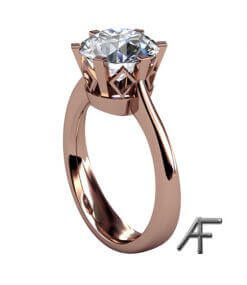 enstensring diamant roseguld