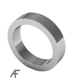 flack blank vitguldsring