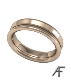 guldring 5 mm och höjd 2,3 mm