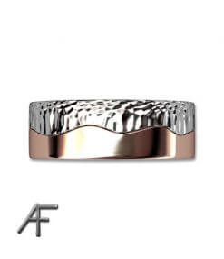 hamrat vittguld guldring