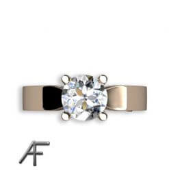 happiness solitär vitguldsring diamant