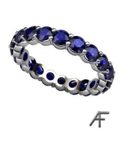 blå safirer i helalliansring