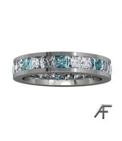 helalliansring skyblue diamanter