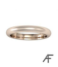 matterad rödguldsring 3 mm