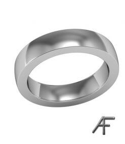omarbete 4.5 mm vitguldsring