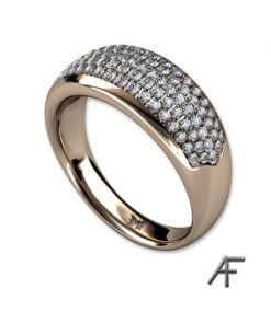 pavé infattade briljantslipade diamanter