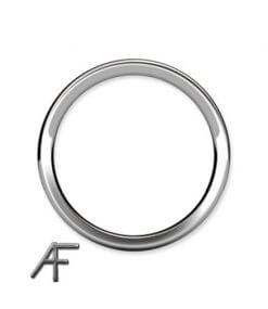 ring platina 3 mm från sidan