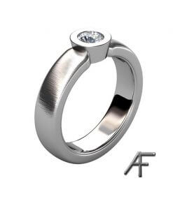 sidenmatt enstensring vitguld