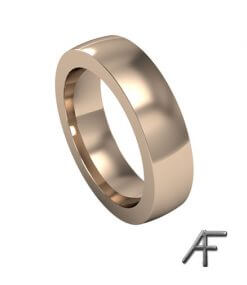 svagt välvd rödguldsring