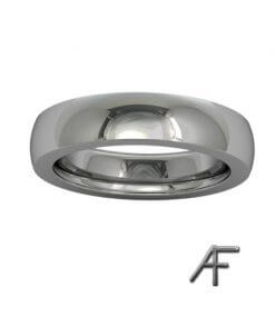 svagt välvd vitguldsring