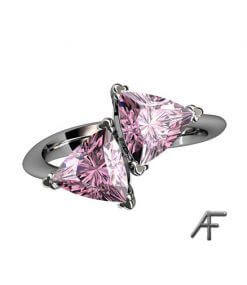 vigselring vitguld cheek to cheek