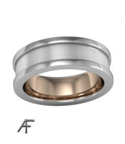 vitguldsring bred 6,5 mm