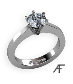 enstensring i 18 k vitguld med diamant