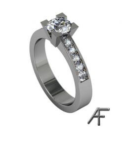 v fattning diamant vitguld