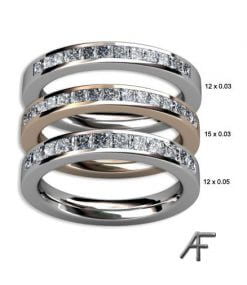 varianter av alliansringar med prinsesser i canal