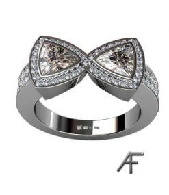 ring i vitguld med diamanter