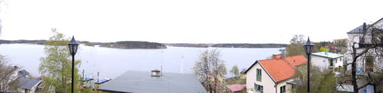 Vy från min ateljé